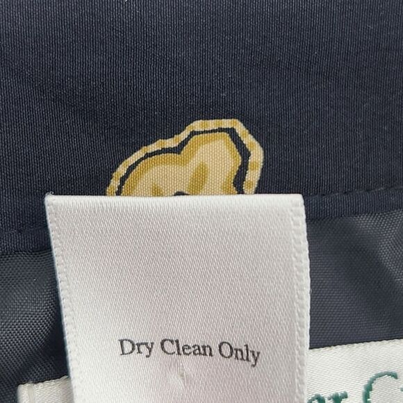 Coldwater Creek Silk Midi Maxi Skirt Size 2X Womens Black Beige Faux Wrap - Picture 8 of 9